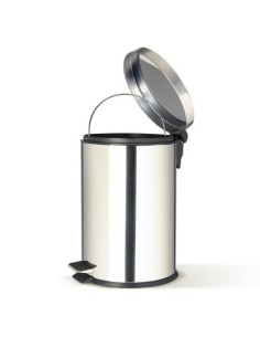 Bidone in acciaio inox con pedale Perfetto e vaschetta estraibile da 20 L ''Premium'' Ø 34x H.44