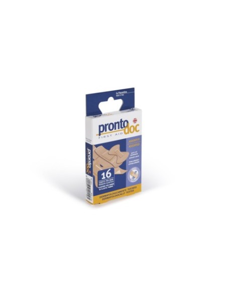 Cerotti per le mani in tela elastica in astuccio da 16 pezzi assortiti 4011