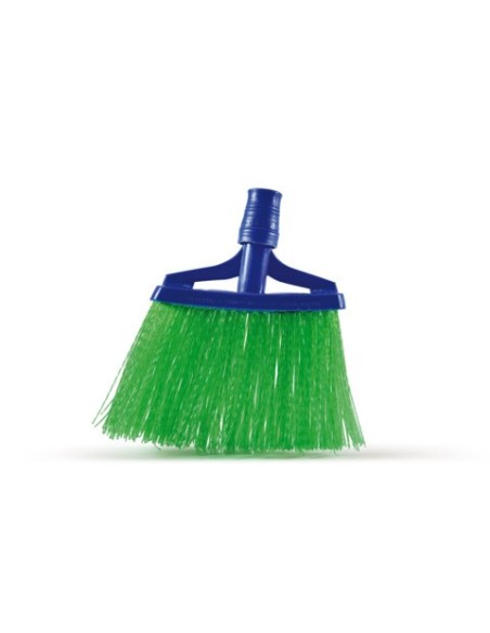 Scopa per esterni con filato in PP Perfetto DS-3 26x4x28 cm verde/blu 0004A