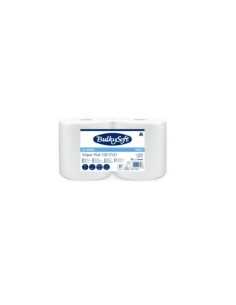 Bobine multiuso Bulkysoft Classic Wiper Roll 160 Evo bianco in cellulosa 800 strappi rotolo conf. 2 pz 2 veli - 55977