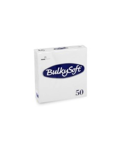 Tovaglioli pura cellulosa Bulkysoft 33x33 cm 2 veli conf. 40x50 pz bianco 32290