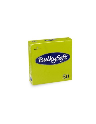 Tovaglioli Bulkysoft Rainbow pura cellulosa 33x33 cm 2 veli conf. 24x50 pz kiwi - 32241