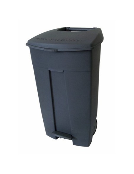 Contenitore mobile a pedale Medial Contiplast 120 L in PP grigio 102530