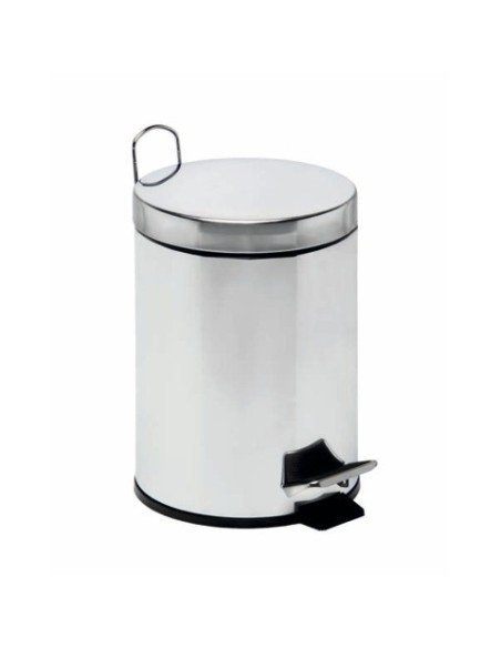 Pattumiera a pedale Medial Bin galva con secchio in acciaio galvanizzato 205x278mm/5L - 106405