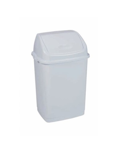 Pattumiera con coperchio basculante bianco Medial Rif basic 290x235x460mm/18L - 909018