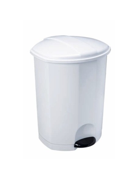 Pattumiera a pedale Medial Esa bianca 423x430x550mm/50L 909150