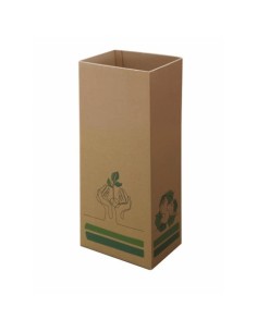 Gettacarte per la raccolta differenziata Medial Cardbob in cartone 60L 801002
