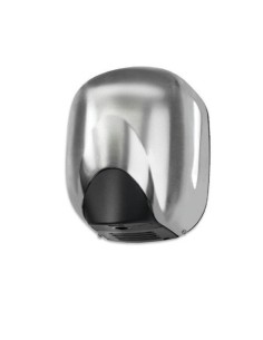 Asciugamani elettrici senza resistenza a cono d'aria Medial Zefiro 221x157x285mm alluminio satinato - 704362