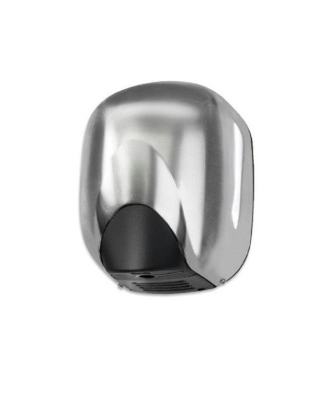 Asciugamani elettrici senza resistenza a cono d'aria Medial Zefiro 221x157x285mm alluminio satinato - 704362