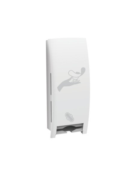 Dispenser porta assorbenti per l'igiene femminile Medial Milady bianco 170x135x415mm - 789101