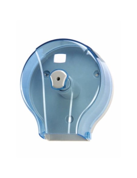 Distributore di carta igienica in rotolo Medial Wave ² 200m blu trasparente 240x130x260mm - 908101