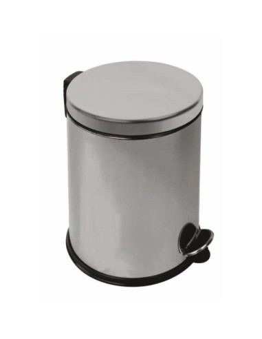 Pattumiera a pedale New bin basic 260x360 mm inox brillante 913120