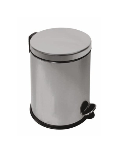 Pattumiera a pedale New bin basic 260x360 mm inox brillante 913120