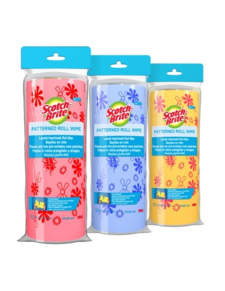 Rotolo da 12 panni Scotch-Brite™ pretagliati multiuso 90x155x440 mm 7100137149