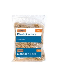 Elastici in para Nikoffice in busta da 1 kg Ø 120 mm 06NIK010