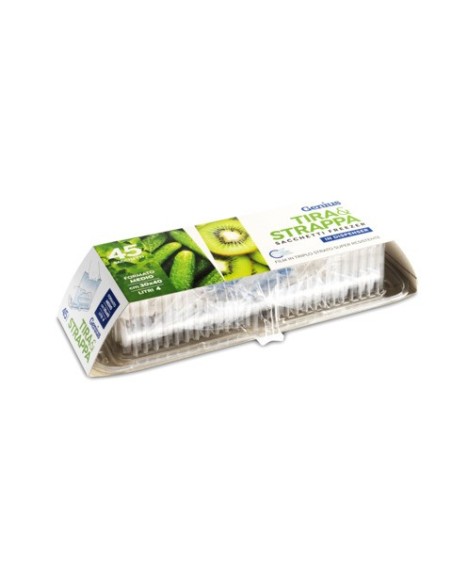 Dispenser sacchi frigo in rotolo Genius Peter Pan Plast Tira e Strappa conf. 45 pz 30x40 cm - GENTS30