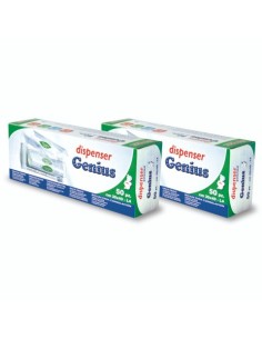 Dispenser di sacchi frigo Genius con clips adesive Peter Pan Plast conf. 50 pz 30x40 cm - GENF30