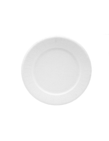 Piatti in cartoncino vergine Che Festa Traditional Light bianchi conf. 50 pz D.18 cm - CF100243