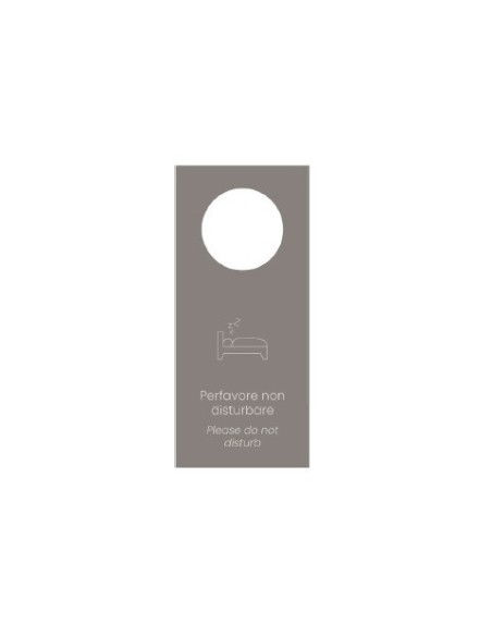 Cartellini per porta ''Don't disturb'' Ristocart in carta usomano conf. 250 pz 20x7 cm - DNT001250