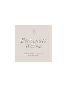 Cartolina di benvenuto Ristocart conf. 250 pz 15x15 cm CARD1515250