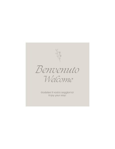 Cartolina di benvenuto Ristocart conf. 250 pz 15x15 cm CARD1515250