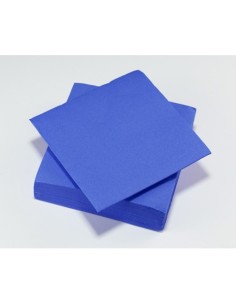 Tovaglioli microgoffrati Tavola Viva 38x38 cm 2 veli conf. 40 pz blu scuro 61836