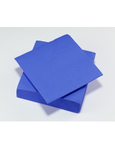 Tovaglioli microgoffrati Tavola Viva 38x38 cm 2 veli conf. 40 pz blu scuro 61836