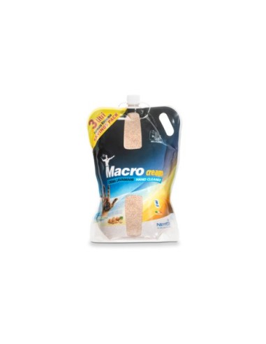 Crema lavamani con microgranuli vegetali Nettuno Macrocream T-Bag ricarica 3 L 790
