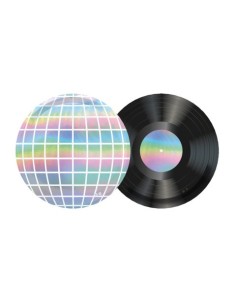 Piatti Big Party a tema Music Party Ø 22 cm - conf. 6 pz - 76561