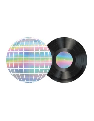 Piatti Big Party a tema Music Party Ø 22 cm - conf. 6 pz - 76561
