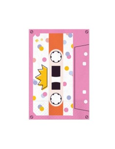 Tovaglioli Big Party a tema Music Party 33x33 cm - conf. 16 pz - 76564