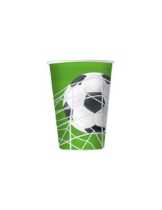 Bicchieri Big Party a tema Football 250 ml - conf. 6 pz - 76865