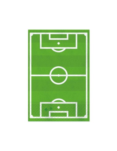 Tovaglioli Big Party a tema Football 33x33 cm - conf. 16 pz - 76866