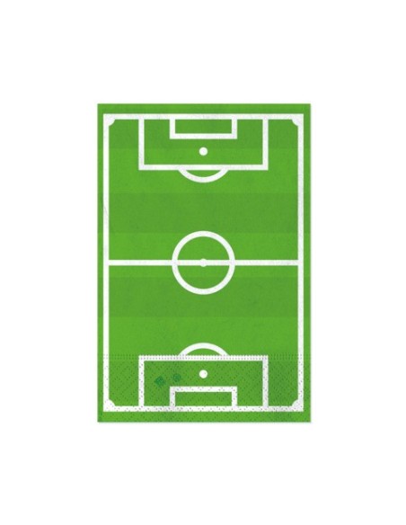 Tovaglioli Big Party a tema Football 33x33 cm - conf. 16 pz - 76866