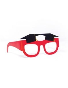 Occhialini in carta a tema Laurea Glamour Big Party conf. 6 pz 75256
