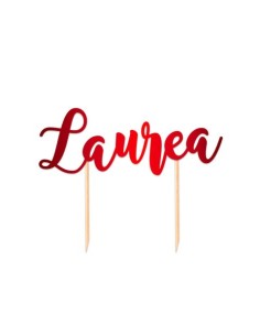 Cake Topper in carta 20 cm Big Party a tema Laurea 74428