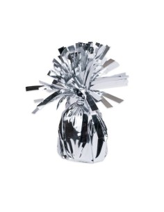 Pesetto 170 g frangia Big Party argento metal 81746