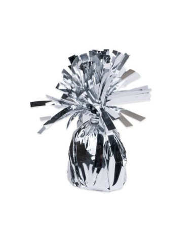 Pesetto 170 g frangia Big Party argento metal 81746