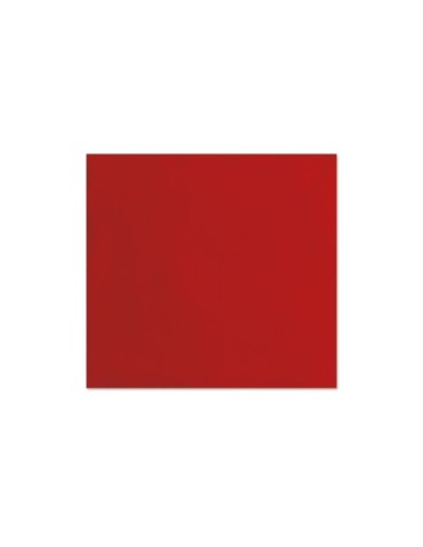 Tovaglioli in carta di pura cellulosa Ecolor 2 veli 25x25 cm - rosso - conf. 50 pz - 75076