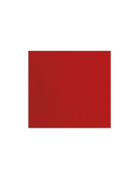 Tovaglioli in carta di pura cellulosa Ecolor 2 veli 25x25 cm - rosso - conf. 50 pz - 75076