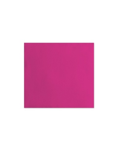 Tovaglioli in carta di pura cellulosa Ecolor 2 veli fucsia 25x25 cm - conf. 50 pz - 75078