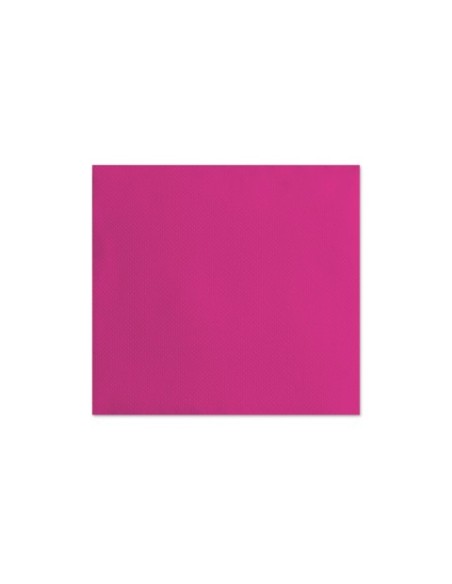Tovaglioli in carta di pura cellulosa Ecolor 2 veli fucsia 25x25 cm - conf. 50 pz - 75078