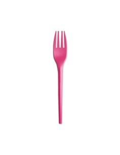 Forchette Ecolor fucsia 16 cm conf. 20 pz - 76389