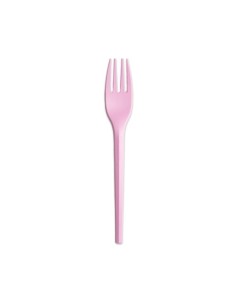 Forchette Ecolor rosa 16 cm conf. 20 pz - 76385