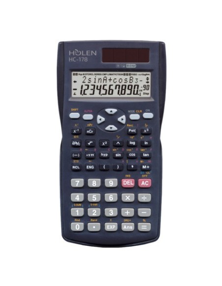 Calcolatrice scientifica Holen HC-178 10+2 cifre 240 funzioni ammessa alla maturità blu - 3530