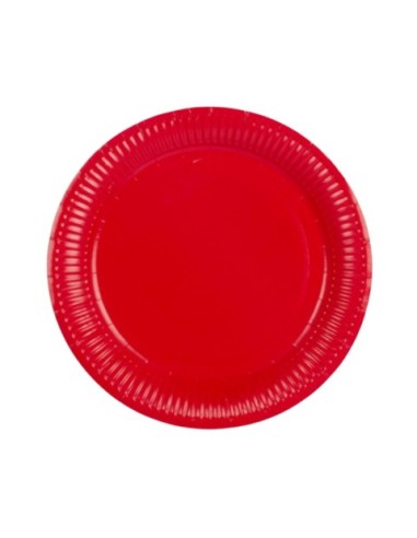 Piatti in carta Party Go rossi conf. 20 pz D.23 cm AK0026