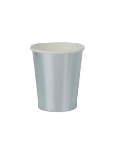Bicchieri di carta Party Go 27 ml conf. 16 pz argento AK0043