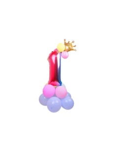 Set palloncini Party Go multicolor indicanti anni/eta' H.80 cm conf. 15 pz n° 1 - FB0949