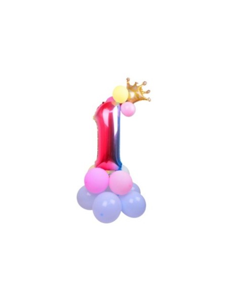 Set palloncini Party Go multicolor indicanti anni/eta' H.80 cm conf. 15 pz n° 1 - FB0949