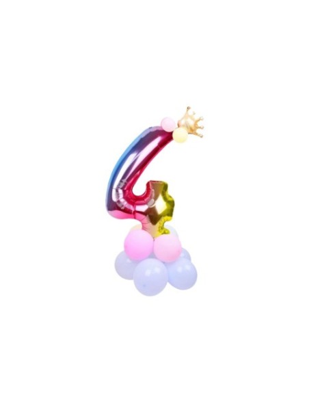 Set palloncini Party Go multicolor indicanti anni/eta' H.80 cm conf. 15 pz n° 4 - FB0952